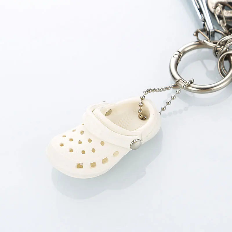 Portachiavi A Forma Di Scarpe 3D In PVC Per Zoccoli E Sandali Decorazione Per Borsa Spiaggia Unisex