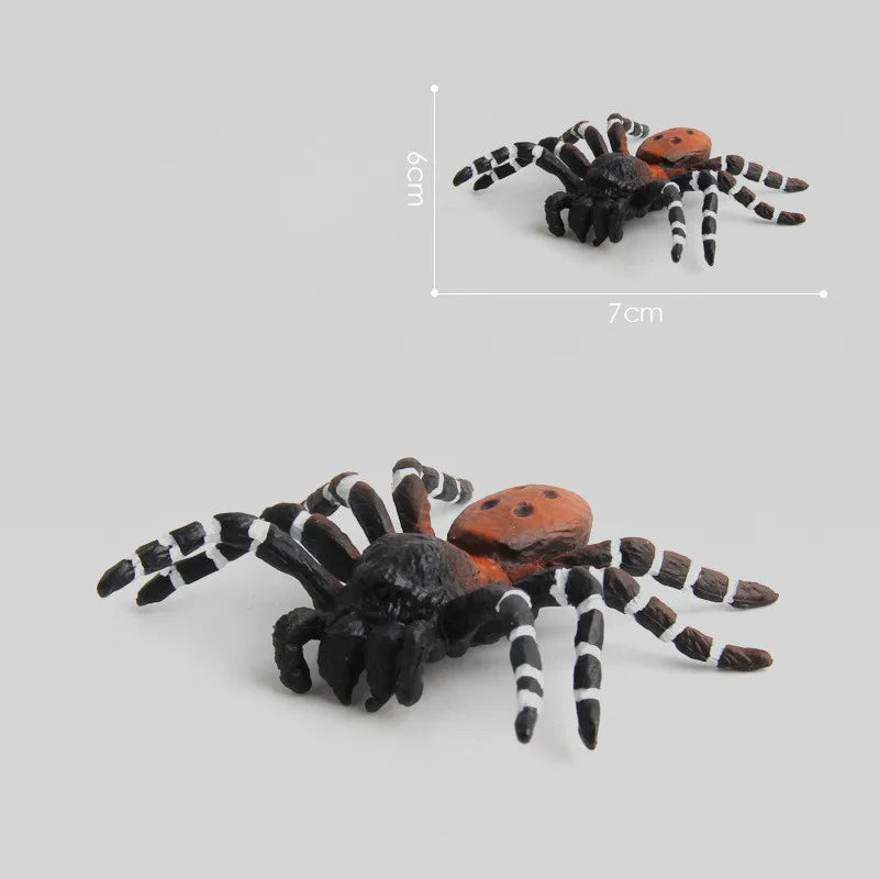 Ragno Finto 10 Cm Modello Realistico Per Scherzi Halloween Giocattolo Divertente Bambini
