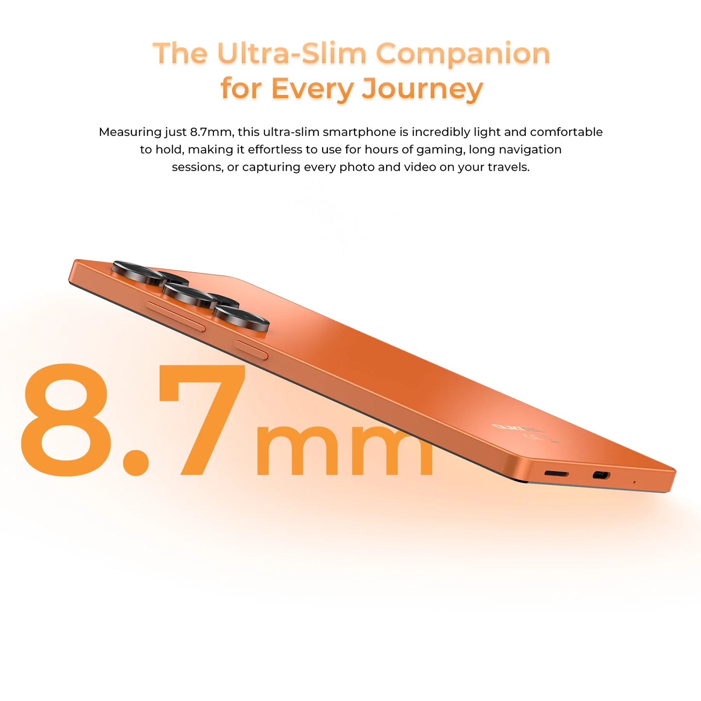 Smartphone OUKITEL C66 Android 16, Telefono 6.73” HD+ 24GB(8+16)+256GB, 5150mAh Dual 4G NFC, 120Hz, Fotocamera Principale 64MP