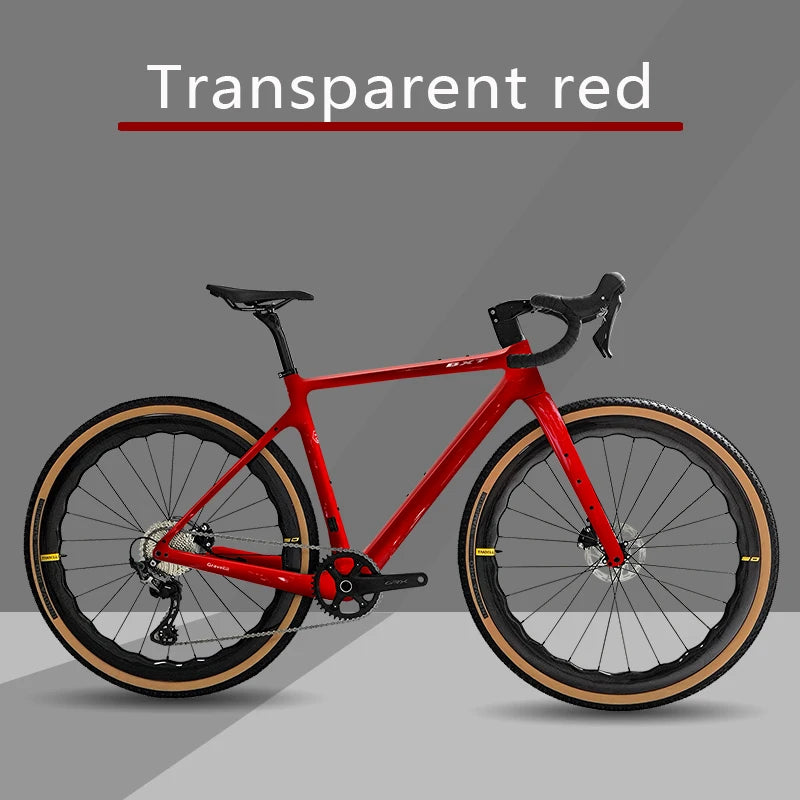 Bici Gravel In Fibra Di Carbonio 700C GRX 600 11 Velocità Con Ruote E Forcella In Carbonio