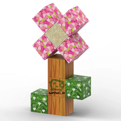 Vendita calda disponibile 300+ stili Minecrafte blocchi magnetici mattoni da costruzione MC bambini fai da te 2x2CM blocchi magnetici a 6 facce minifigure