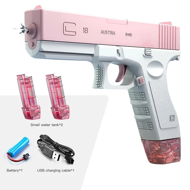 Pistola Ad Acqua Elettrica Automatica Modello M416 Per Giochi Esterni Spiaggia Estivo