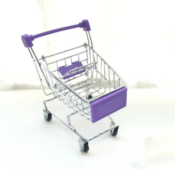 Carrello Della Spesa In Miniatura Per Scrivania Decorazione Casa Gioco Per Bambini