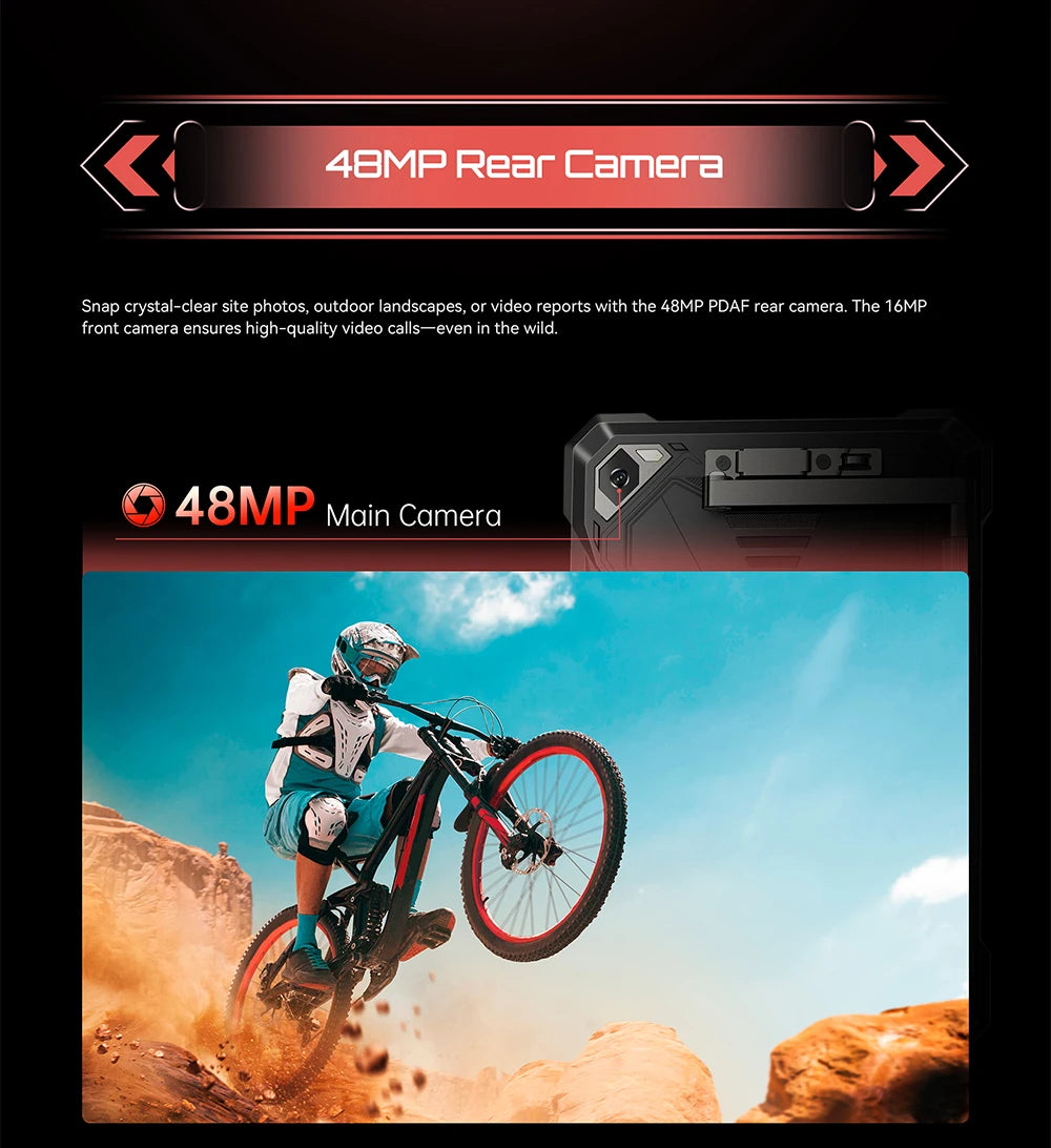 Tablet Android Cubot Tab Kingkong S 10,1 pollici, Batteria 15300 mAh, 6 Gb Ram, 256 Gb Storage, Fotocamera 48 Mp