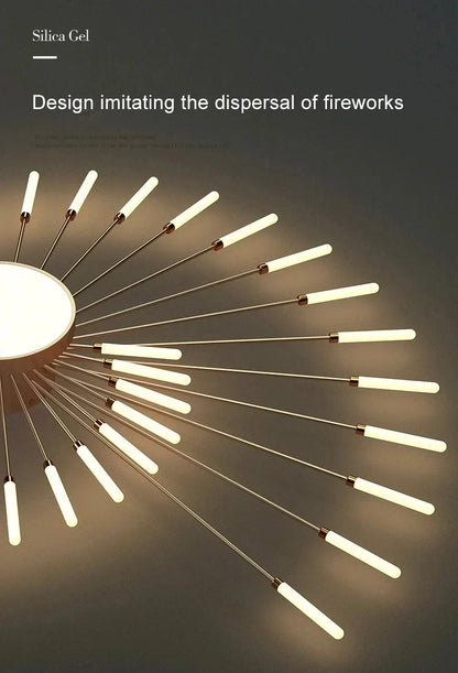 Lampada Da Soffitto Led A Forma Di Fiore Per Soggiorno E Camera Da Letto, Luce Moderna Sala Da Pranzo