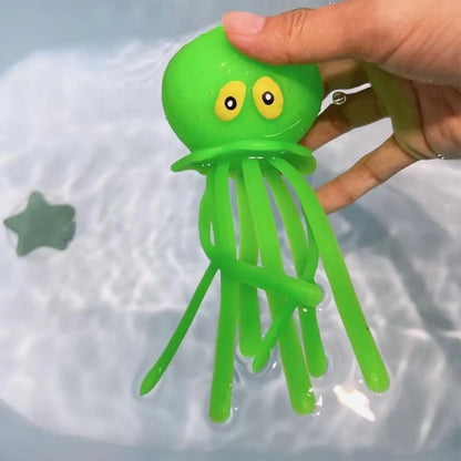 Polpo Giocattolo D'Acqua Per Bagno Dei Bambini Con Spray Creativo Antistress Divertimento