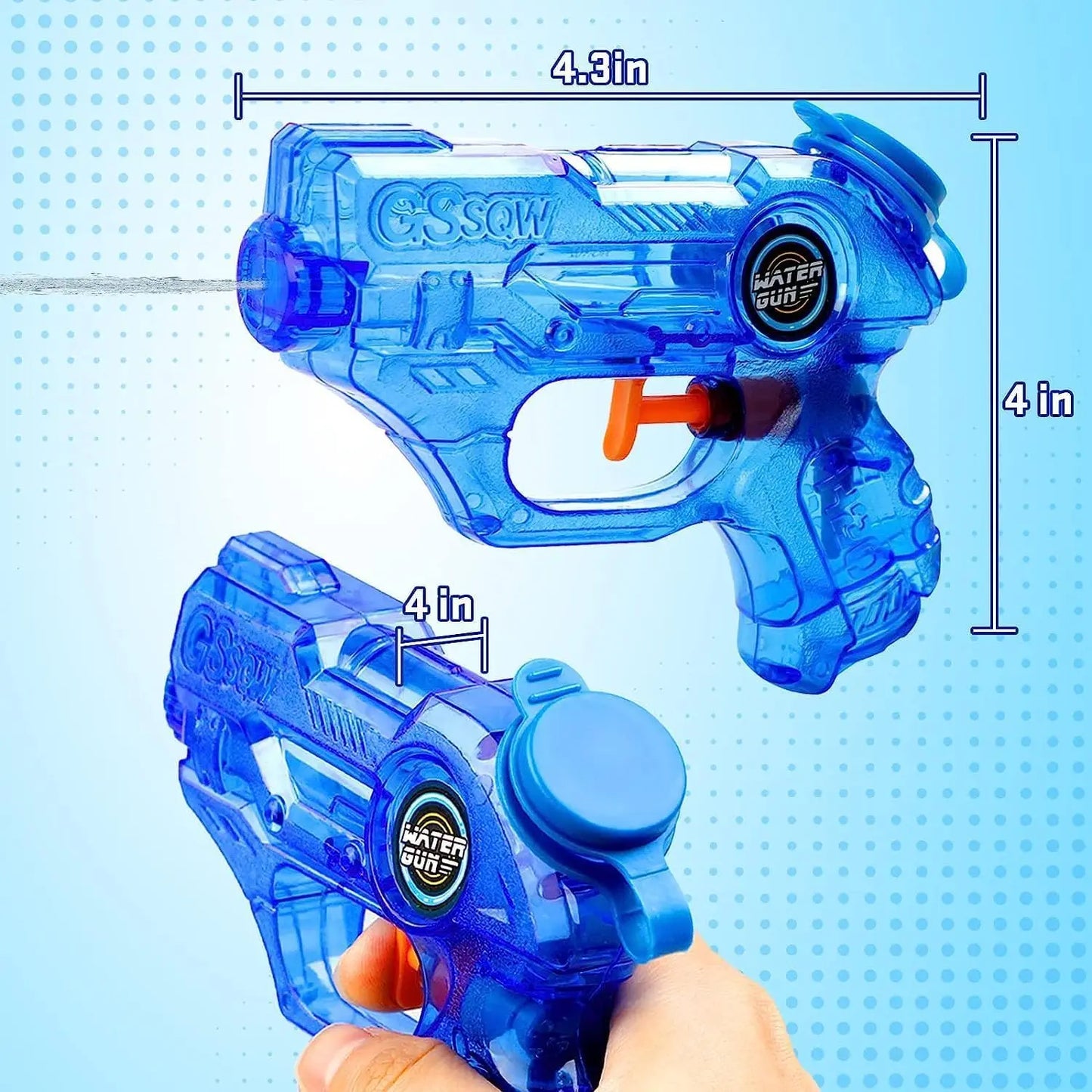Mini Pistola Ad Acqua Per Bambini Leggera 100cc Gioco Estivo Per Piscina Spiaggia