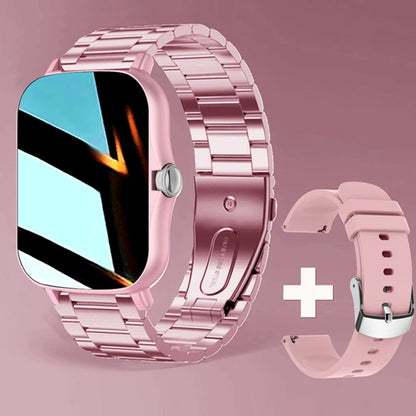 Nuovo Smartwatch con Chiamata BT, Monitoraggio Salute e Sonno, Schermo HD da 1.80'', Orologio Intelligente per Bambini, Impermeabile, Braccialetto Sportivo alla Moda per Donne e Uomini
