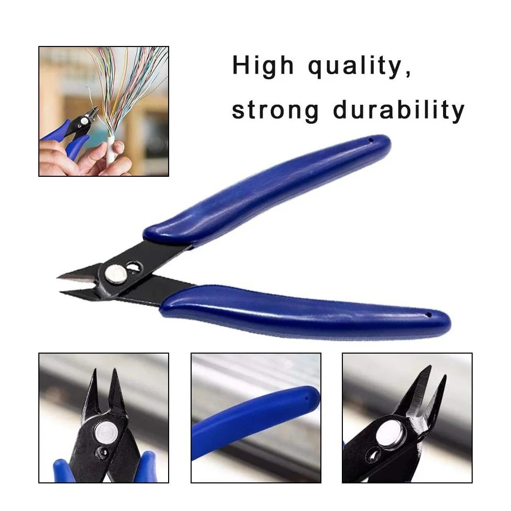 Pinze Diagonali In Plastica Per Elettricista Strumento Multiuso Taglio Laterale Tagliafili Professionali