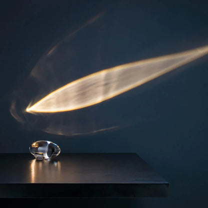 Lampada Da Tavolo Design Italiano Led Cristallo Eye Of The Sky Luce Notturna Per Soggiorno E Camera Da Letto