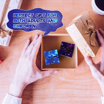 Infinity Cube Fidget Antistress Gioco Puzzle Dita Sollievo Ansia Regalo Bambini Autismo