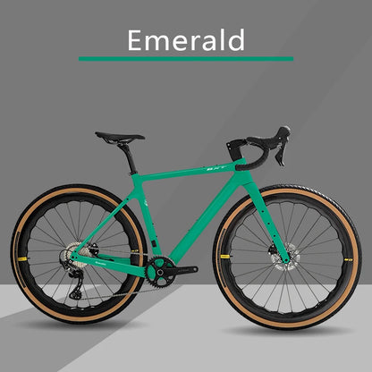 Bici Gravel In Fibra Di Carbonio 700C GRX 600 11 Velocità Con Ruote E Forcella In Carbonio