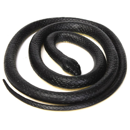 Serpente Giocattolo In Gomma Morbida 130 Cm Realistico Per Scherzi Esterni Da Giardino