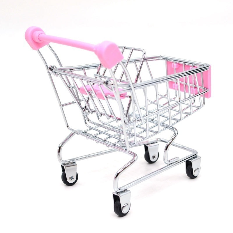Carrello Della Spesa In Miniatura Per Scrivania Decorazione Casa Gioco Per Bambini