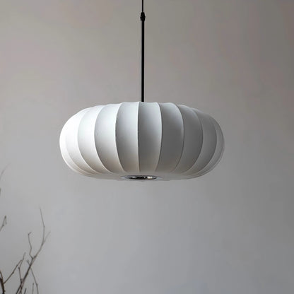 Lampadario Wabi Sabi Giapponese In Seta Bianca Per Ristorante Studio Soggiorno Cucina Moderno