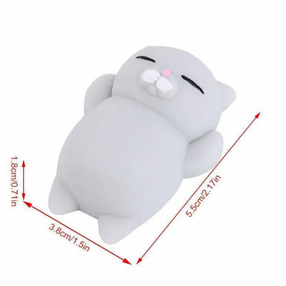 5 pz Animale Gatto Kawaii Gatto Squishy Mini Squishies Stress Mochi Squishy Giocattoli Mochi Squishy Stress Mochi Animale Giocattolo Regalo per il Capretto