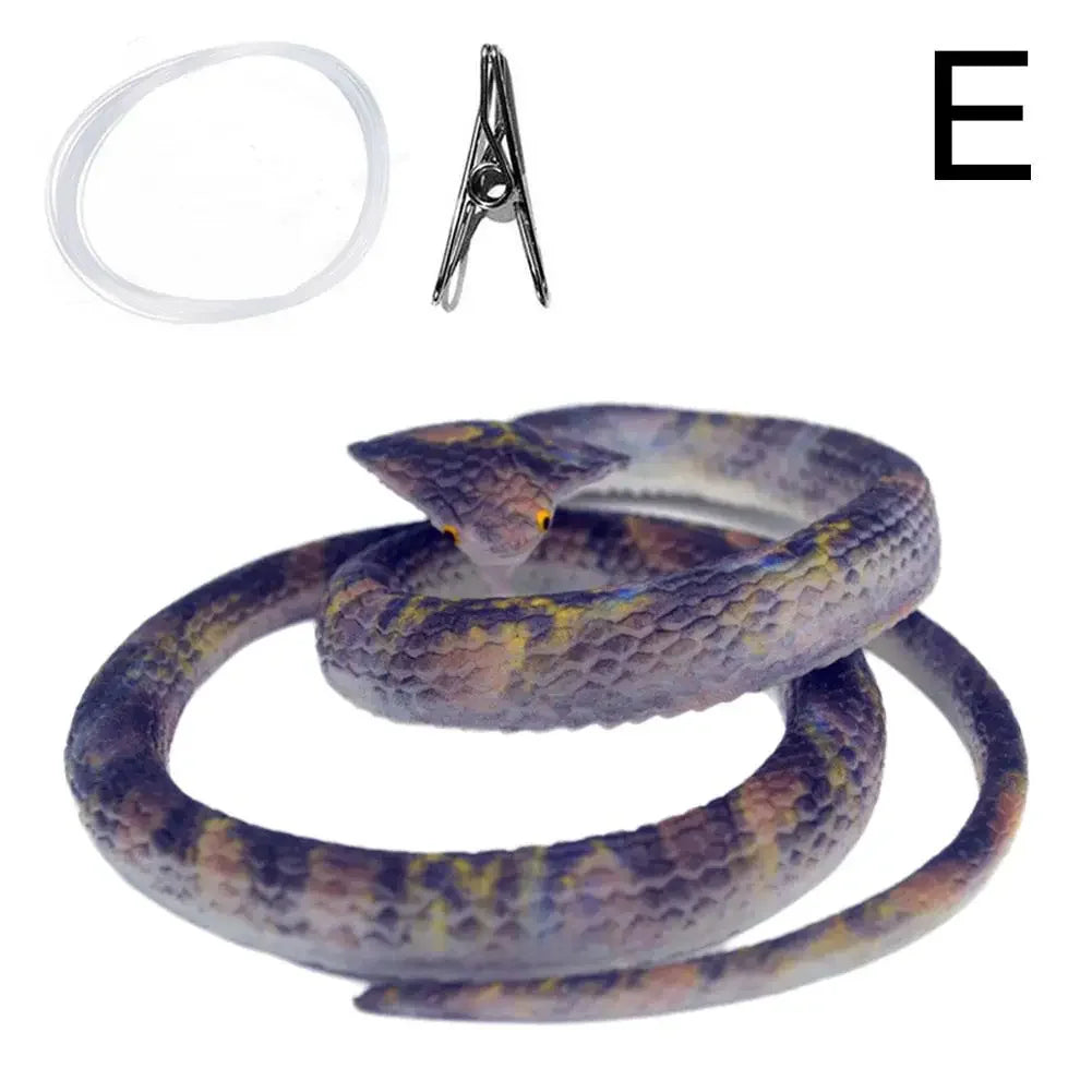 Serpente Di Gomma Finto 70 cm Realistico Per Scherzi Giocattolo Spaventa Regalo