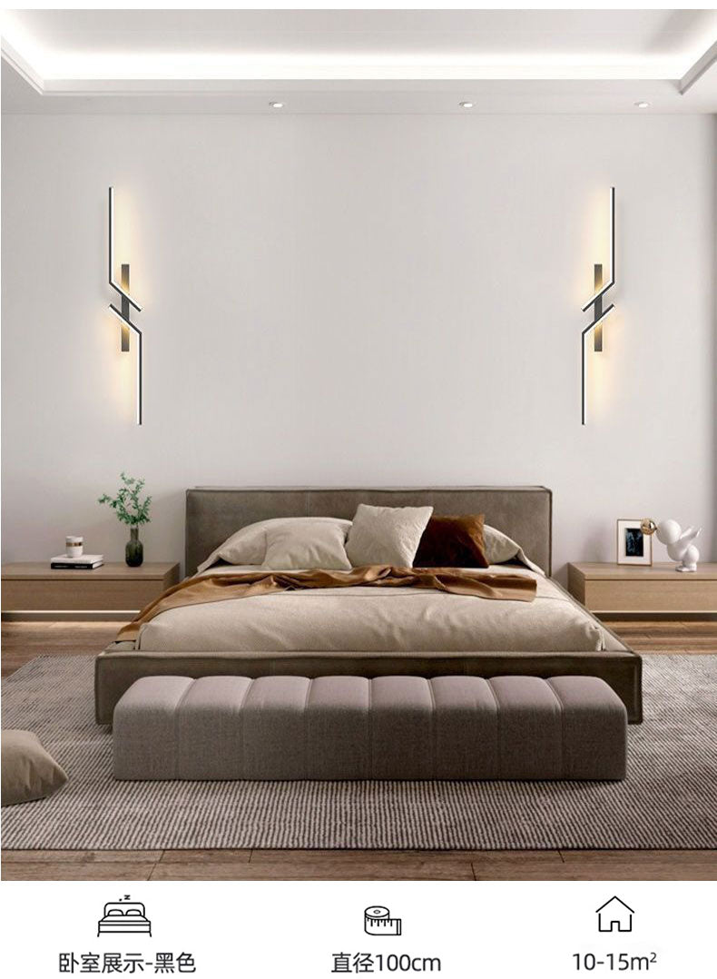 Lampada Da Parete A LED Per Camera Da Letto E Soggiorno Sconce Minimalista Con Illuminazione Uniforme