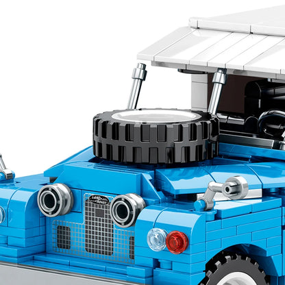 721 pezzi città retrò meccanica fuoristrada veicolo da costruzione Roadster auto da corsa  mattoni giocattoli per ragazzi regali per bambini