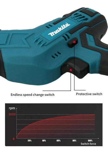 Makita ML505 Sega a Sciabola Elettrica Senza Batteria Portatile Per Taglio Legno Metallo Tubi