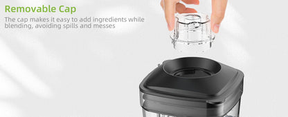 BioloMix Frullatore Potente 2200 W Con Contenitore In Tritan Da 2 L BPA Free Timer Per Frullati Di Ghiaccio