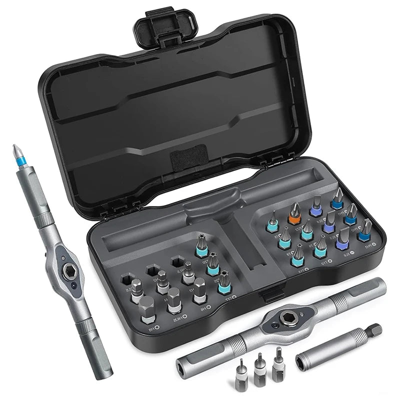 Set Utensili VMAN 66 In 1 Cacciavite Magnetico Senza Ingranaggi Con Punte In Acciaio S2 Per Riparazioni Domestiche
