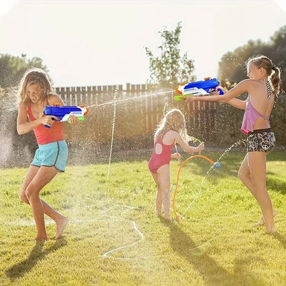 Pistola Ad Acqua 400cc Lungo Raggio Giocattolo Estivo Per Piscina Spiaggia Prato