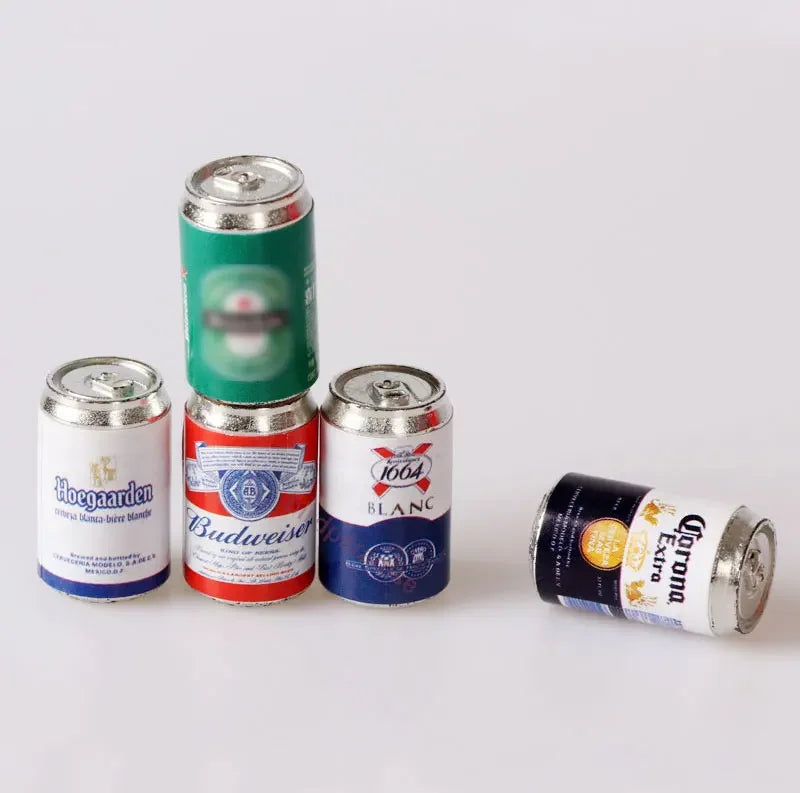 Miniatura Mini Gelato Birra Può Alimenti Snack Bevande Modello Per Blyth Ob11 Bambole Accessori Per Bambini Giochi Di Imitazione Supermercato Giocattoli
