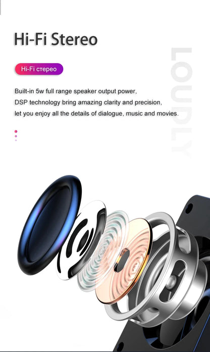 Altoparlanti per computer Sistema Home Theatre PC Subwoofer per basso Altoparlante Bluetooth Musica Soundbar surround 4D per laptop desktop Boombox
