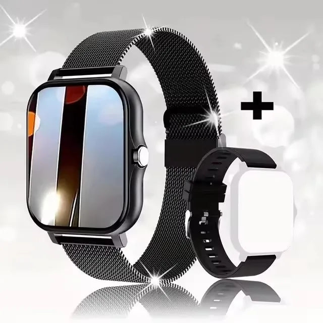 Smartwatch Colore 1,44 Pollici Con Chiamate Bluetooth E Monitoraggio Ossigeno Nel Sangue E Pressione Per Uomo E Donna