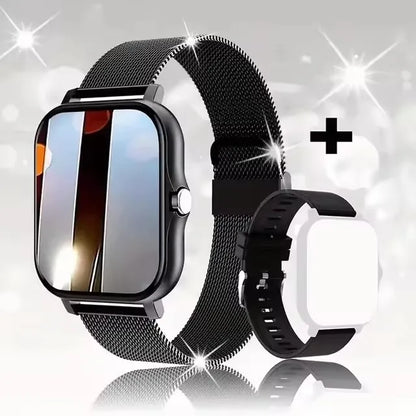 Smartwatch Colore 1,44 Pollici Con Chiamate Bluetooth E Monitoraggio Ossigeno Nel Sangue E Pressione Per Uomo E Donna