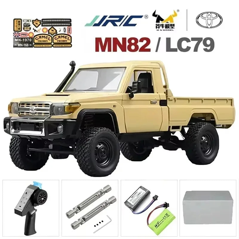 MN82S MN82 Toyota Rc 4x4 Rc CAR 2.4g 1/12 Full Scale Off-road telecomando RC Crawler CAR ragazzo telecomando auto giocattolo regalo