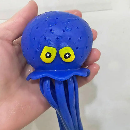 Polpo Giocattolo D'Acqua Per Bagno Dei Bambini Con Spray Creativo Antistress Divertimento