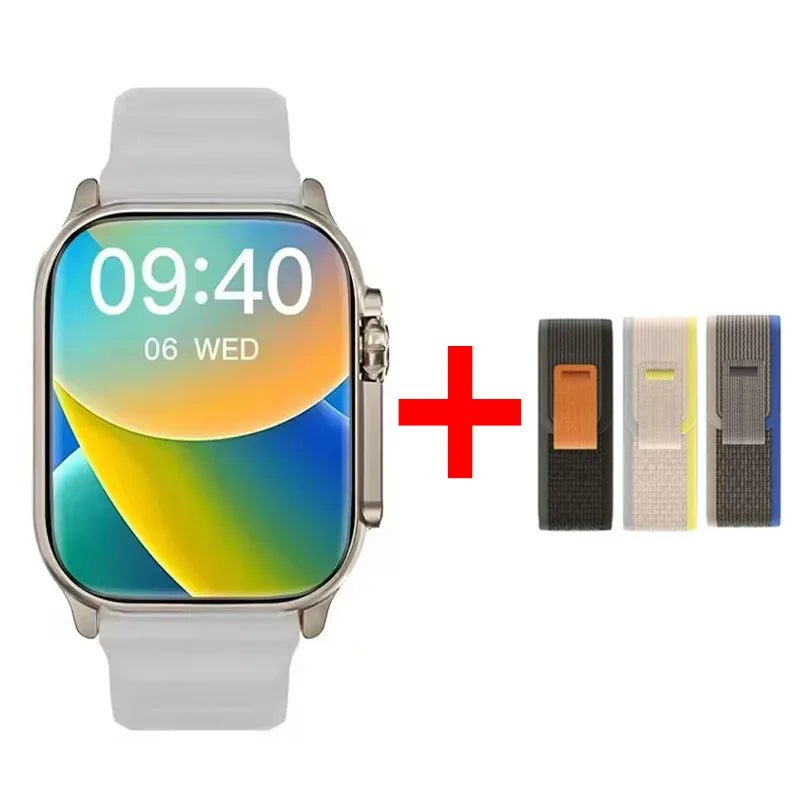 Nuovo Smartwatch 2026 Watch 10 Ultra 49mm con NFC, GPS, Chiamate Bluetooth, Musica BT, Giochi e Ricarica Wireless per Uomo e Donna