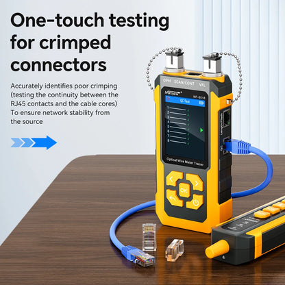 Noyafa NF 8518 Tester di Rete e Localizzatore Cavi Misuratore POE NCV QC e Guasti