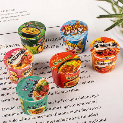 5 pezzi 1/12 casa delle bambole in miniatura tagliatelle istantanee cucina casa delle bambole finta giocattolo alimentare