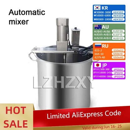 Friggitrice Automatica In Acciaio Inox 250W 220V Con Funzione Mescolamento Per Alimenti