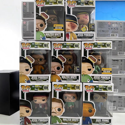 FUNKO POP Televisione Breaking Bad Gus Fring 167saul Goodman 163 Walter 160 MIKE 165 Jesse Pinkman 161 Figure in vinile Giocattoli di modello
