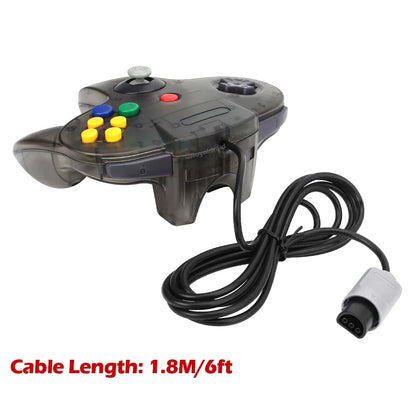 Gamepad cablato a 8 colori per console N64 Joypad Control per N64 Joystick classico Console di gioco retrò Accessori per gamepad