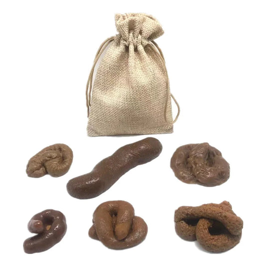 6 pz Realistico Morbido Falso Cane Cacca Scherzi Gag Scherzo Regalo Del Partito Cacca Gomma Tossico Regalo Del Partito Scherzi Simulato Sgabello