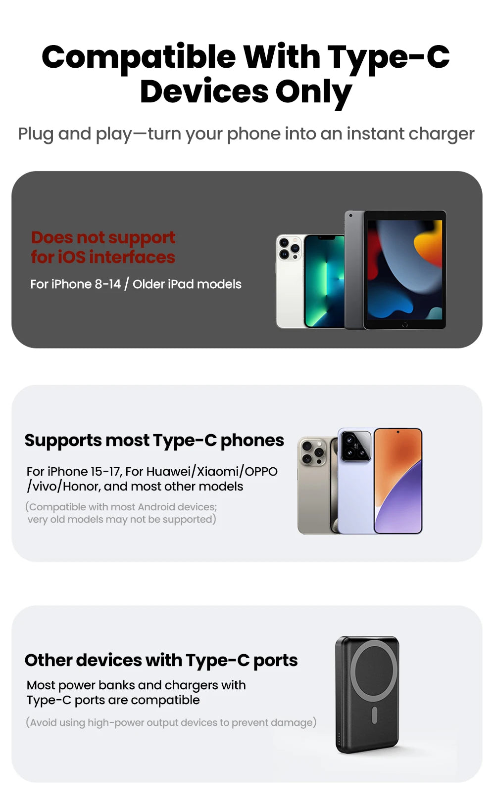 Accendisigari USB C Mini Con Spegnimento Automatico Adattatore Sicuro Per Auto E Smartphone Compatibile Con iPhone 17