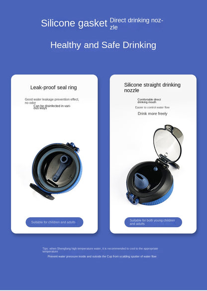 Bottiglia Con Scomparto Segreto Capacità Oltre 501 Ml In Plastica Alimentare Ecologica Resistente Al Congelatore