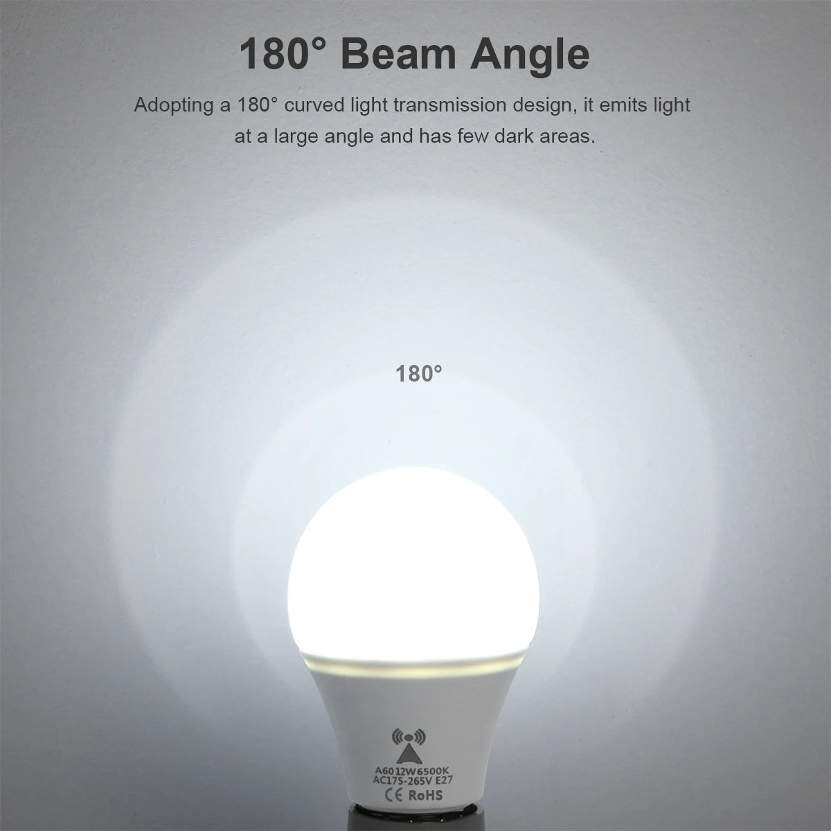 Lampadina Led E27 Con Sensore Di Movimento 220V Attivazione Automatica Luce Notturna Per Scale E Garage
