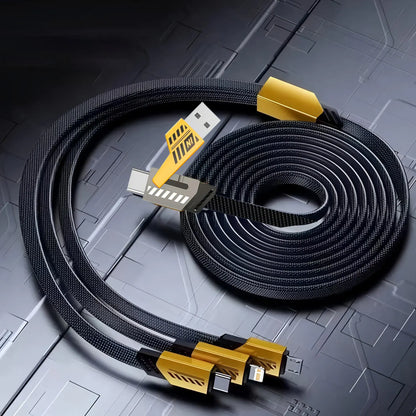 Cavo di ricarica universale 3 in 1 USB Type C per la trasmissione rapida dei dati per iPhone Samsung Xiaomi Huawei