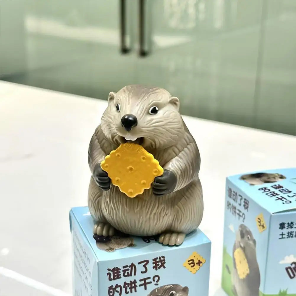 Giocattolo Marmotta Antistress Sonoro Da Scrivania, Divertente Gioco Da Ufficio E Casa