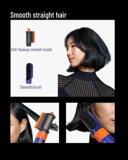 Styler per capelli 6 in 1 Nuovo asciugacapelli liscio per capelli styler per capelli 6 in 1 con barile di arricciatura Spazzola ad aria calda Strumento per lo styling MultiStyler