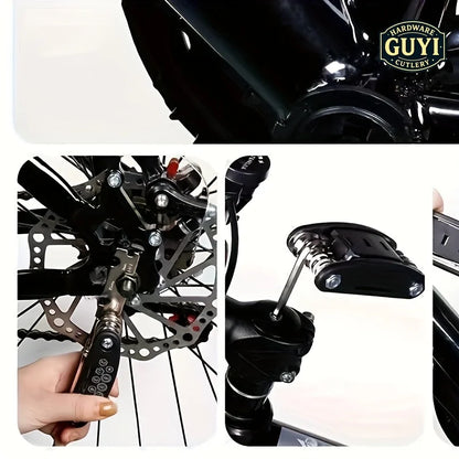 Set di Chiavi a Bussola 16-in-1, con Testa Girevole Antiscivolo Acciaio inossidabile resistente per riparazioni domestiche e auto. Strumento Facile e Universale.
