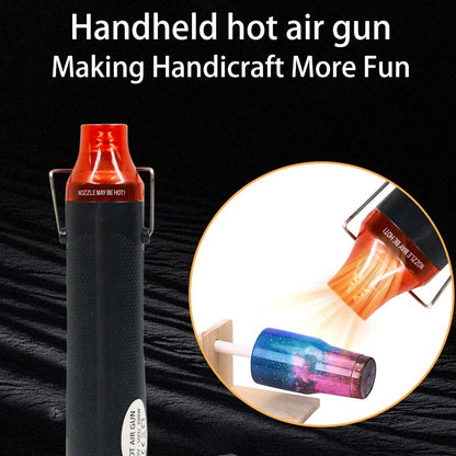 Pistola Ad Aria Calda 300W 220V Per Saldatura E Artigianato Mini Strumento Con Supporto E Funzione Termoretraibile