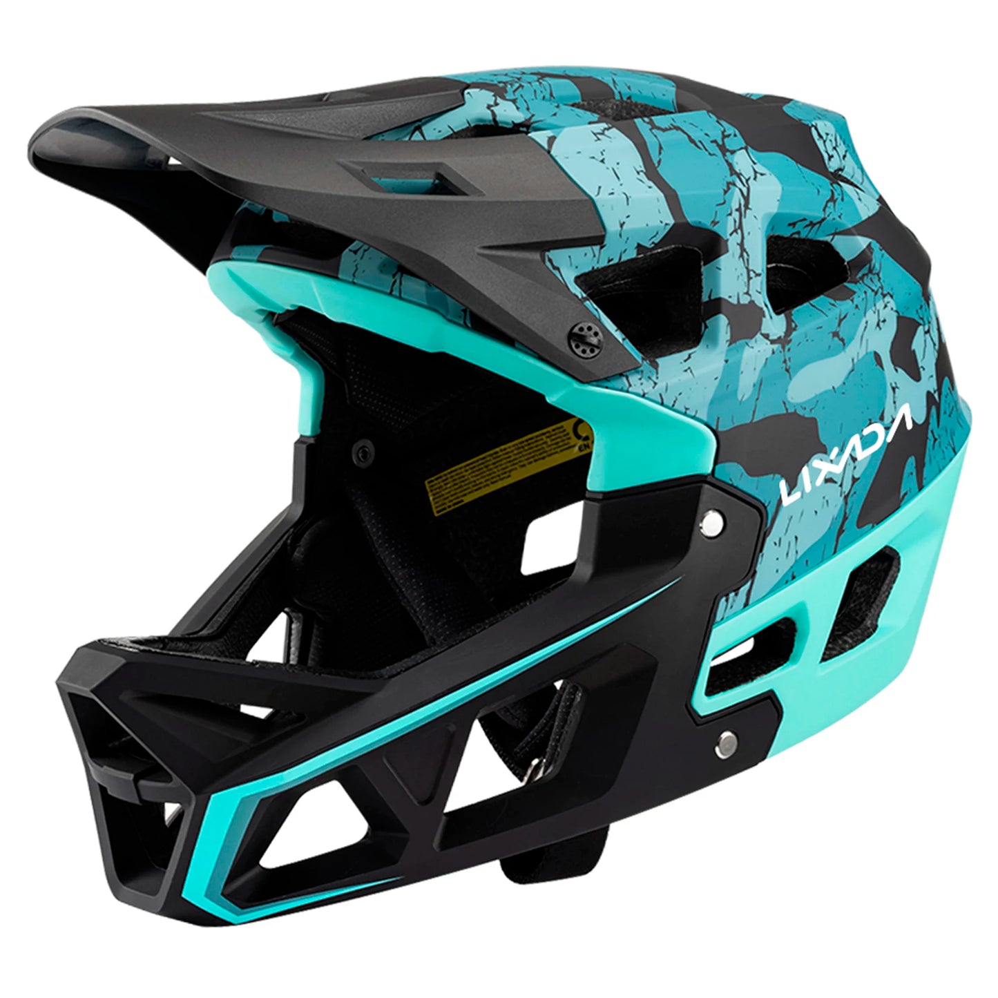 Casco Integrale Per Bici Da Montagna Discesa Adulti Protezione Elevata Leggerezza Comfort