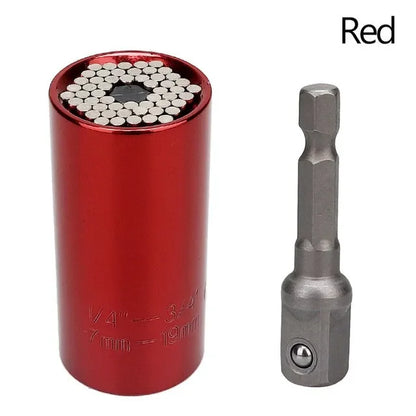 Onnfang 7-19/11-32mm chiave a cricchetto universale testa a bussola universale, chiave a bussola per uso domestico/chiave per utensili manuali